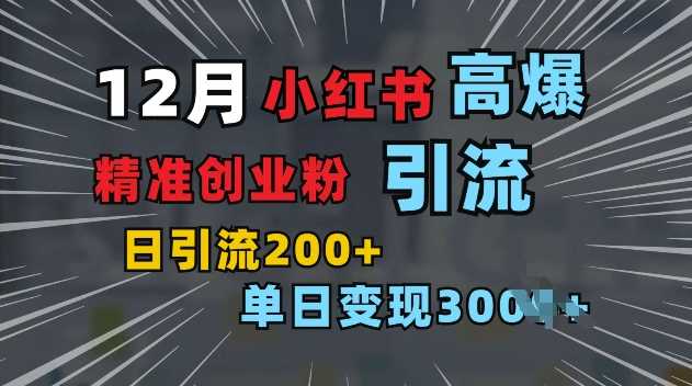 小红书一张图片“引爆”创业粉，单日+200+精准创业粉 可筛选付费意识创业粉【揭秘】